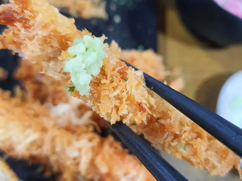 새우카츠와 와사비