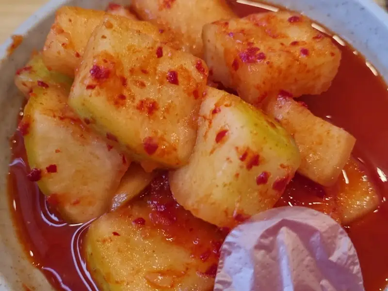 잘 익은 깍두기