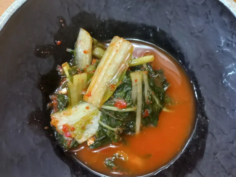 잘 익은 김치
