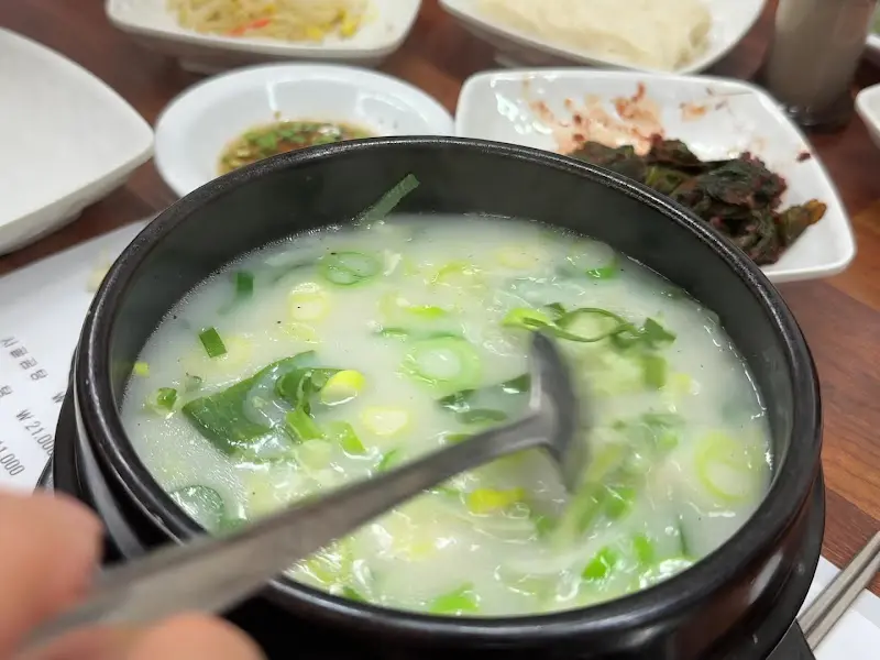 파가 듬뿍 들어간 곰탕