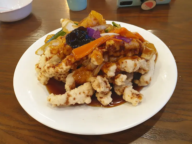 숙주 탕수육의 아름다운 자태