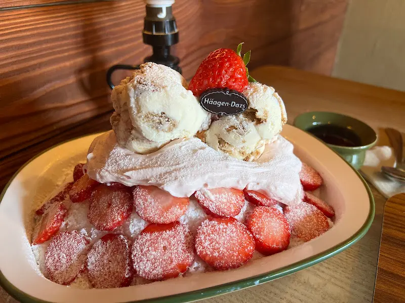 미세스피베리의 대표 메뉴, 딸기 빙수