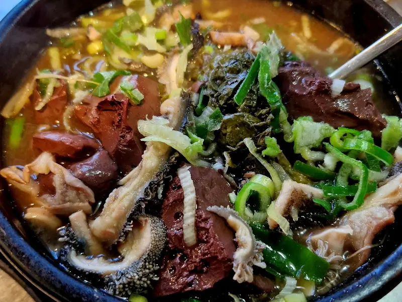 청진옥 해장국 건더기