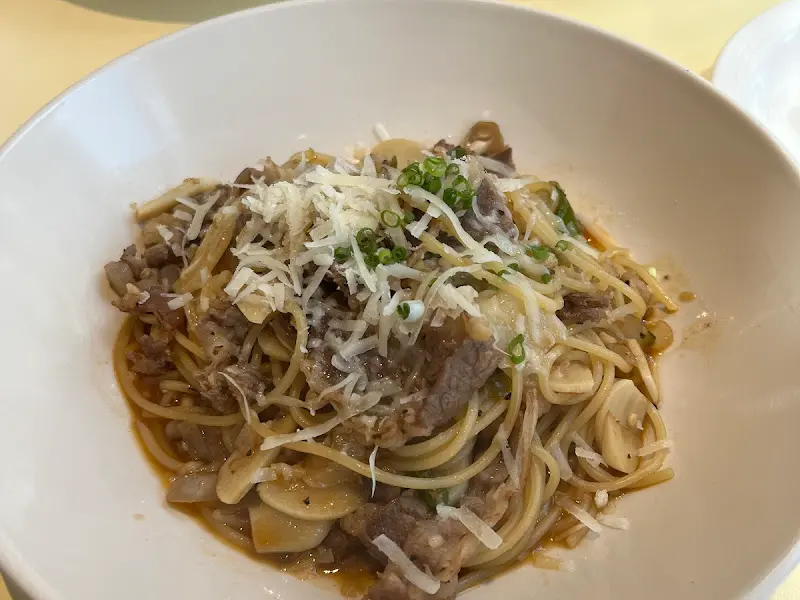 차돌박이 파스타