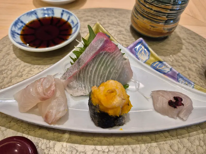 신선한 사시미 모듬