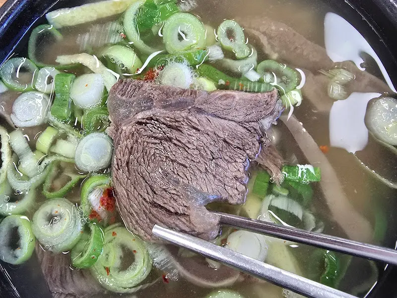 곰탕 속 고기