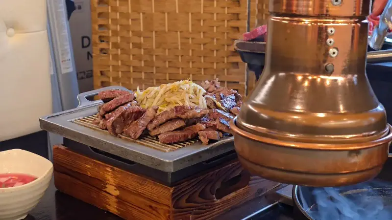 맛있게 구워진 와규