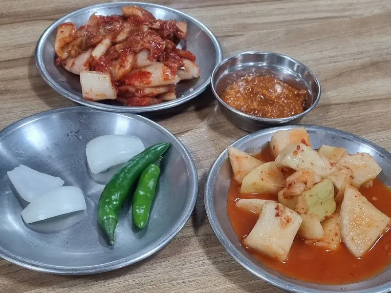 밑반찬 클로즈업