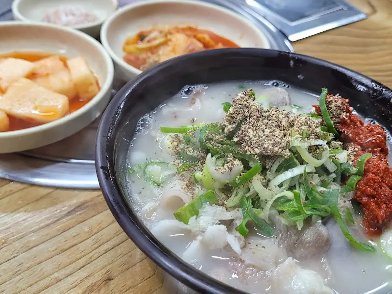 순대국밥 근접샷