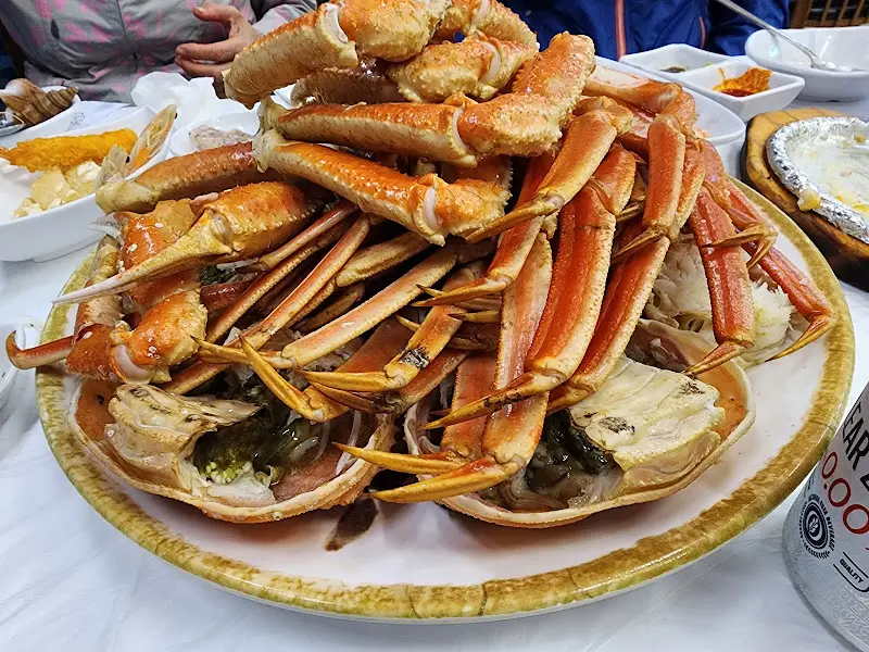 푸짐한 대게 한 상
