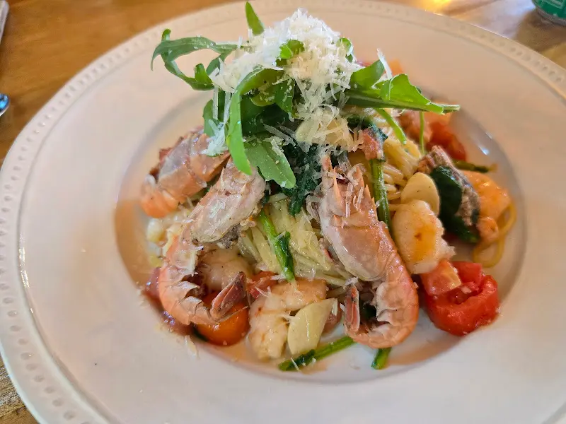 딱새우 루꼴라 오일 파스타