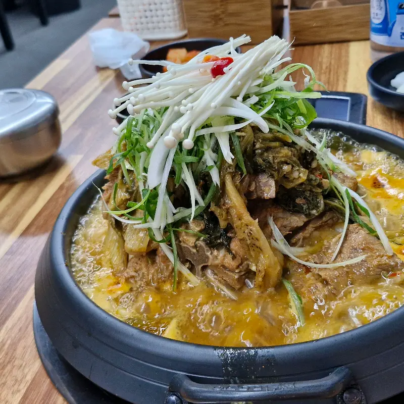 감자탕 국물에 볶아먹는 볶음밥