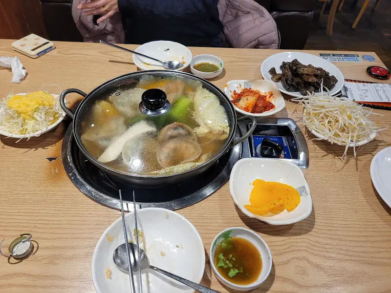 만두전골 한상차림