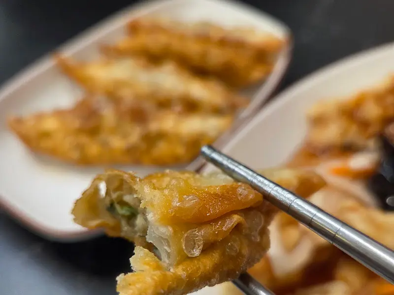 겉바속촉 군만두