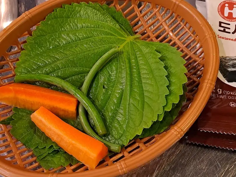 쭈꾸미 쌈 재료