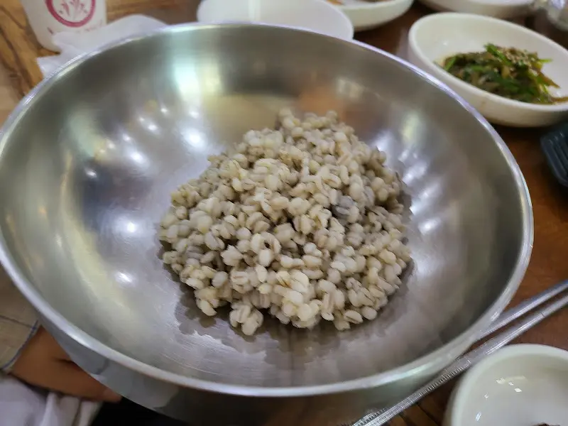 보리밥 비빔밥