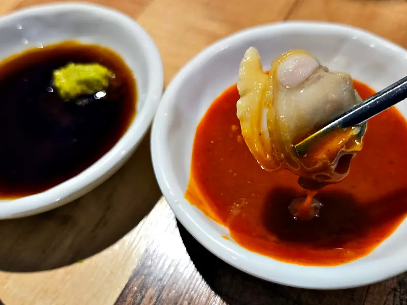 조개와 초장의 환상적인 만남