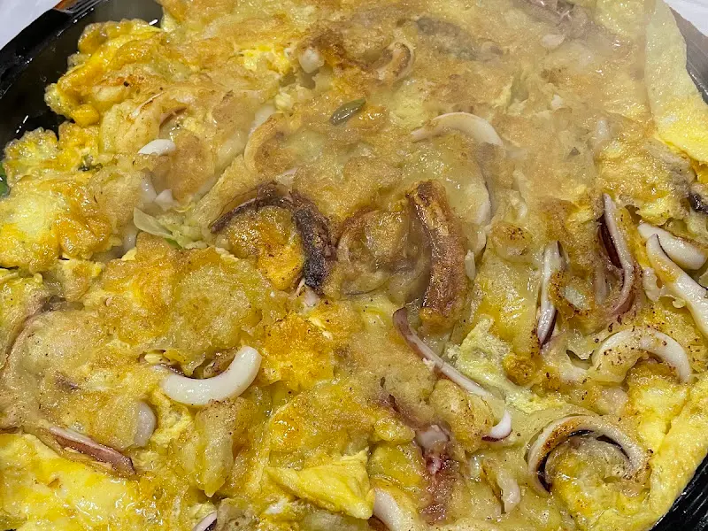 해물파전 근접샷