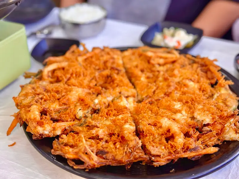 푸짐한 오징어 야채전