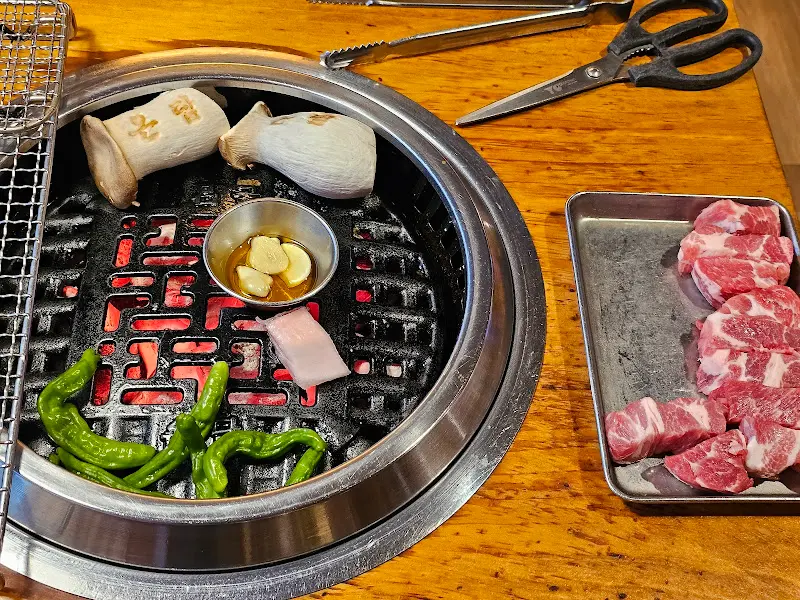 온담의 숯불 구이 불판