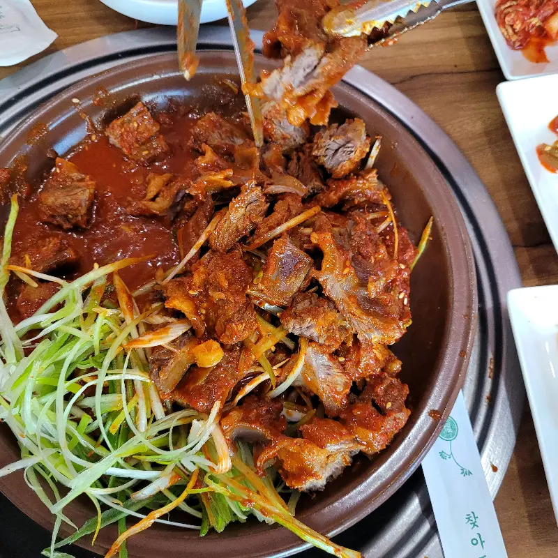 매콤한 갈비찜