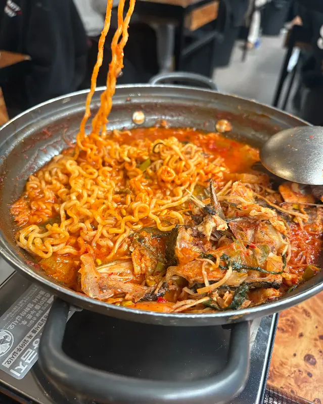 매운탕 라면사리