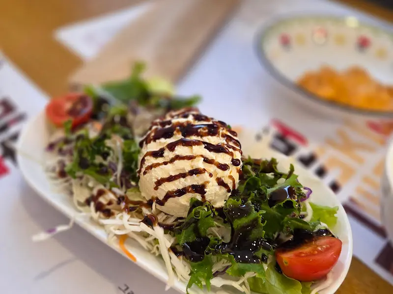 리코타 치즈 샐러드 클로즈업