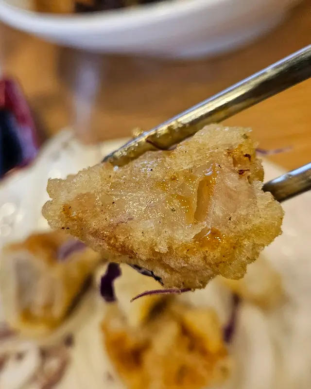 타이짬뽕 탕수육 단면