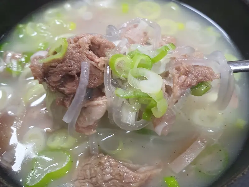 소머리국밥 근접샷