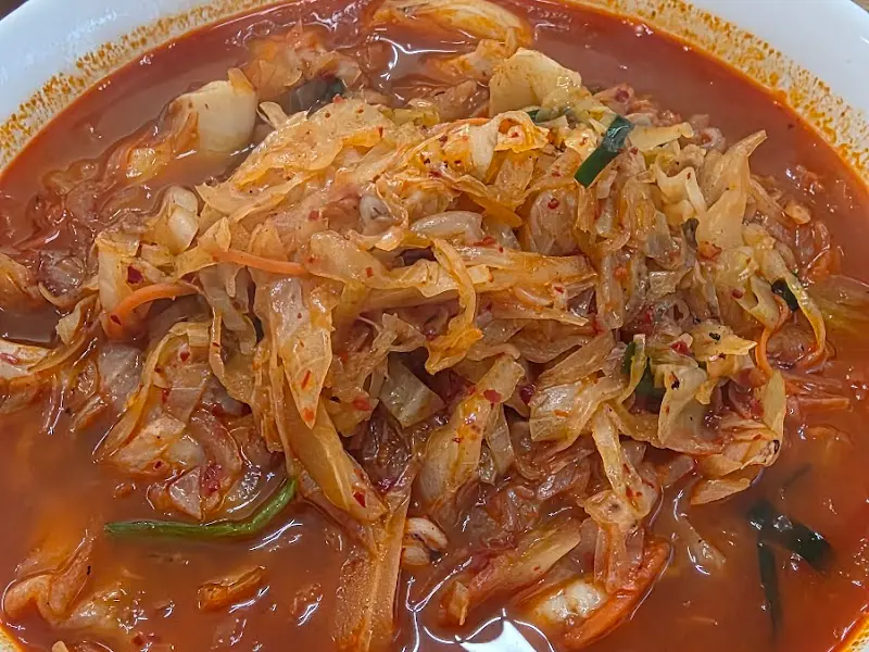양배추 가득한 짬뽕
