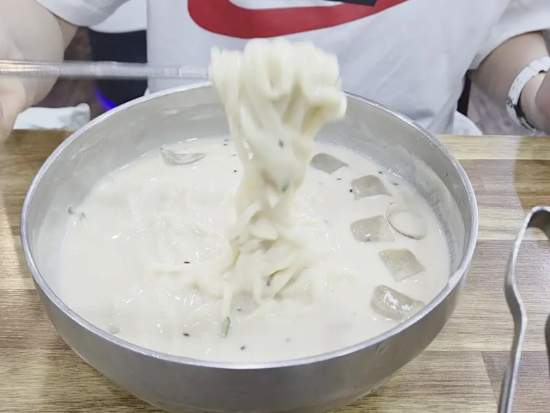 콩국수 면발