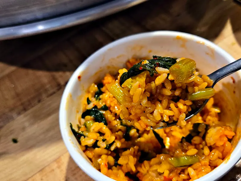 열무 보리비빔밥