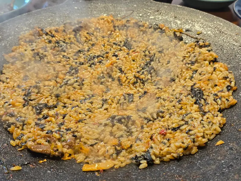 전골 후 볶음밥