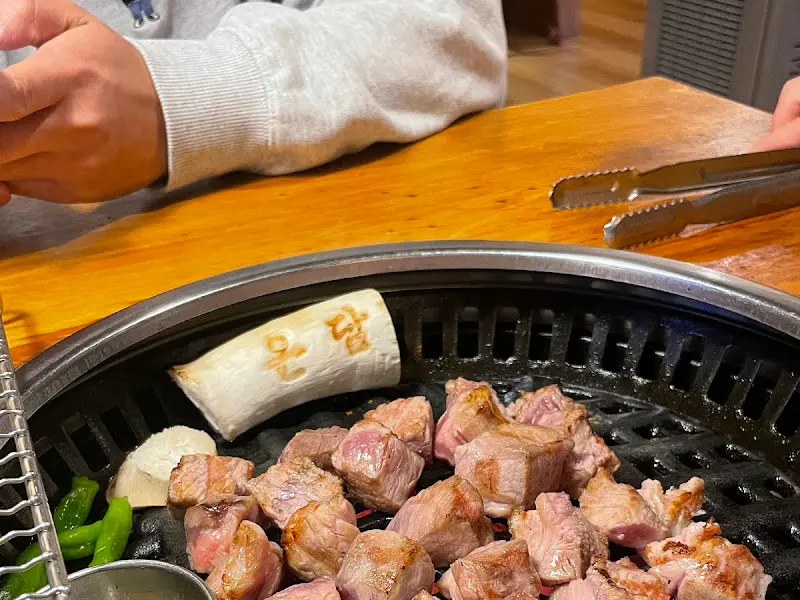 잘 구워진 온겹살