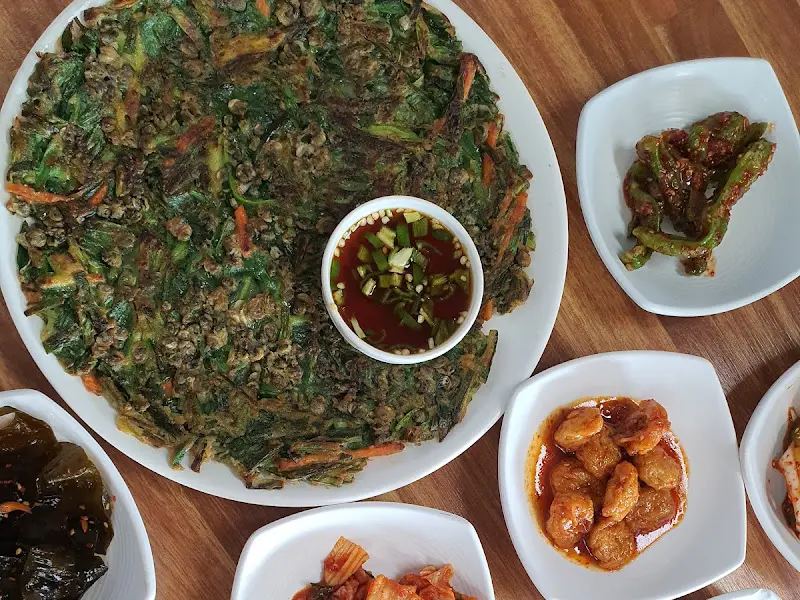 재첩전과 밑반찬