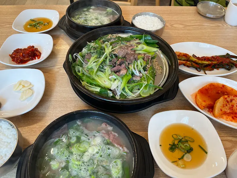 수육곰탕세트 전체샷