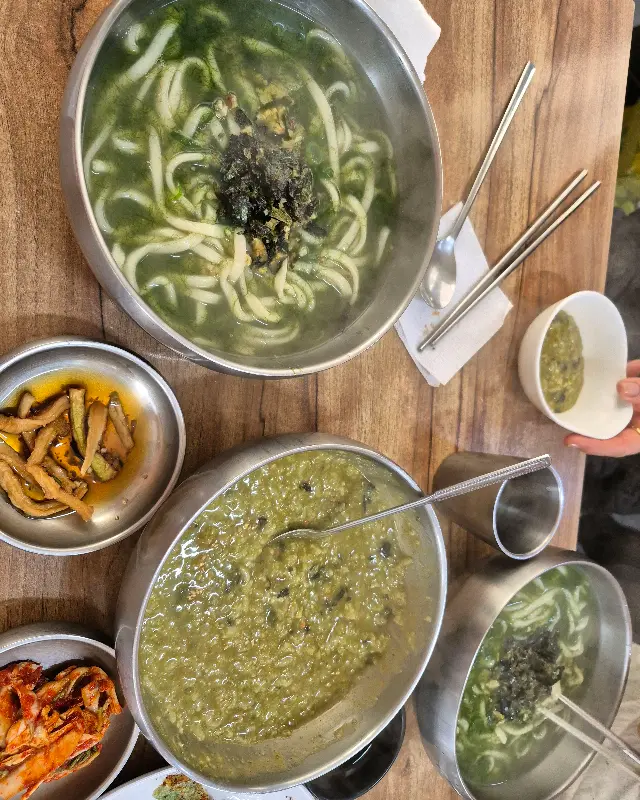 보말칼국수와 보말죽