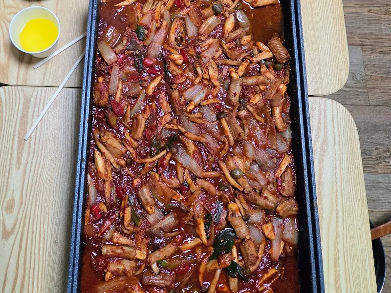 돌판양념 곰장어