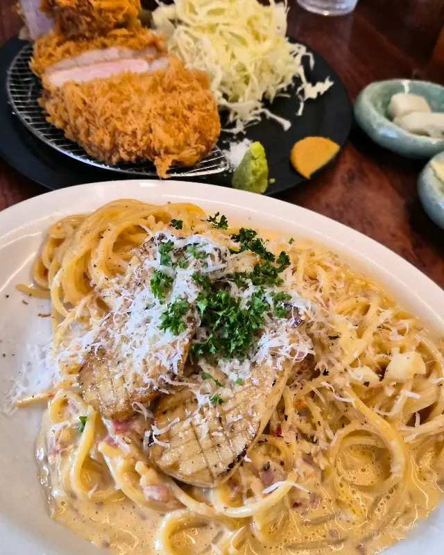 돈까스와 파스타