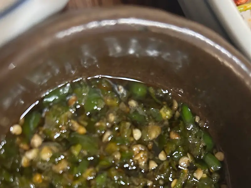 서영홍합밥 양념장