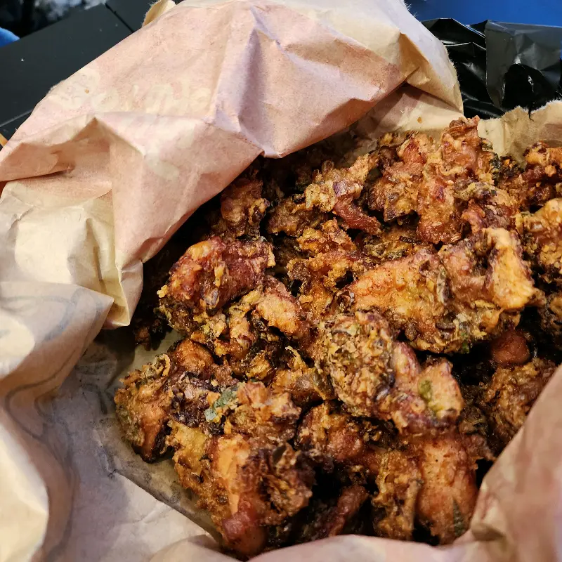 포장된 야채통닭