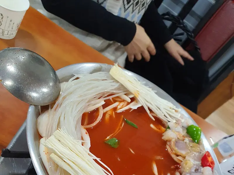 수중전골 조리 과정