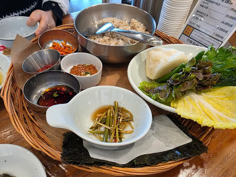 푸짐한 쌈 채소