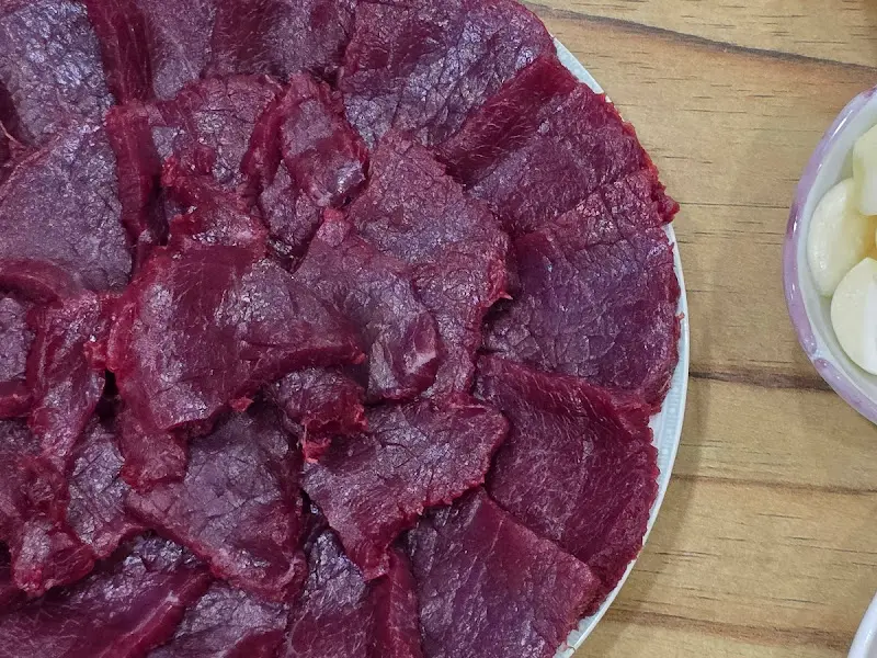 신선한 생고기의 자태