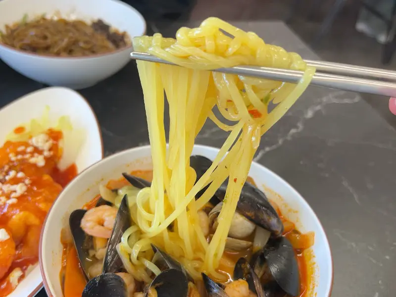 짬뽕 면발