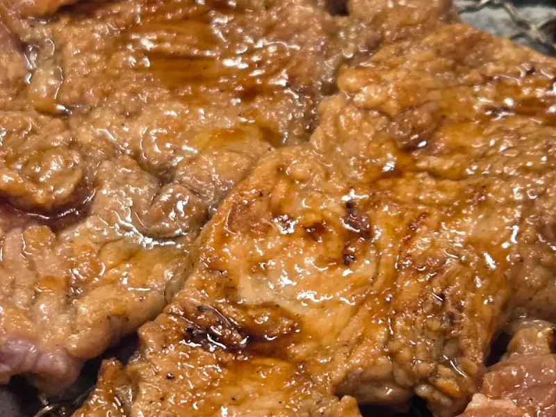 숯불 위 돼지갈비