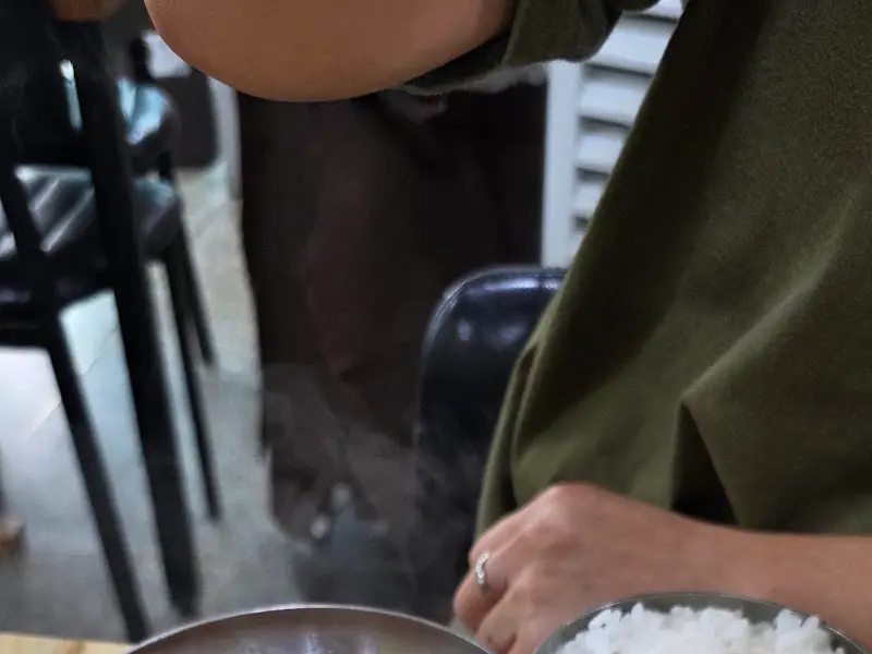 따뜻한 밥 한 공기