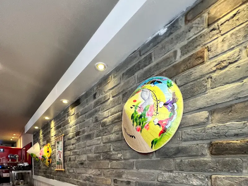 베트남 모자 장식