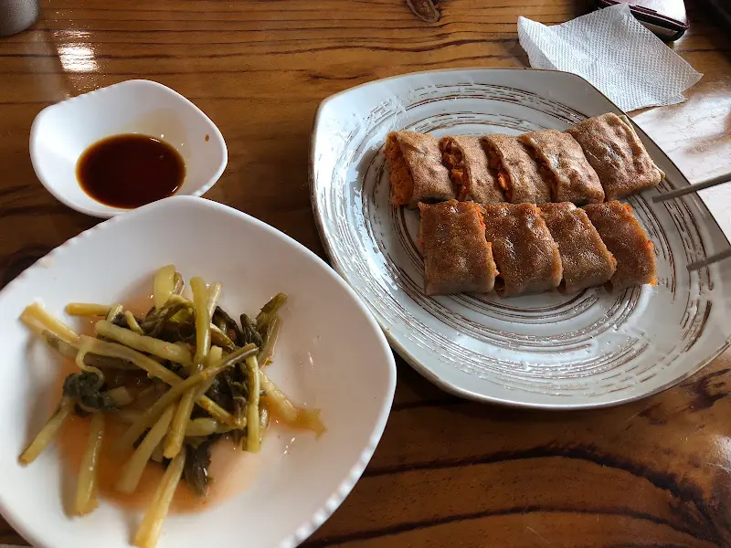 메밀전병과 열무김치, 환상의 조합