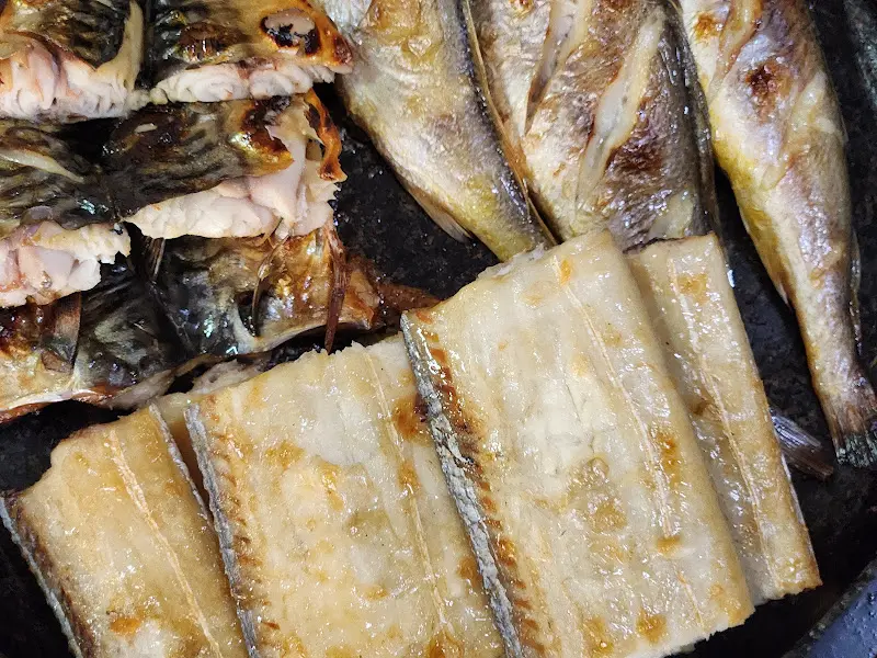 생선구이 클로즈업